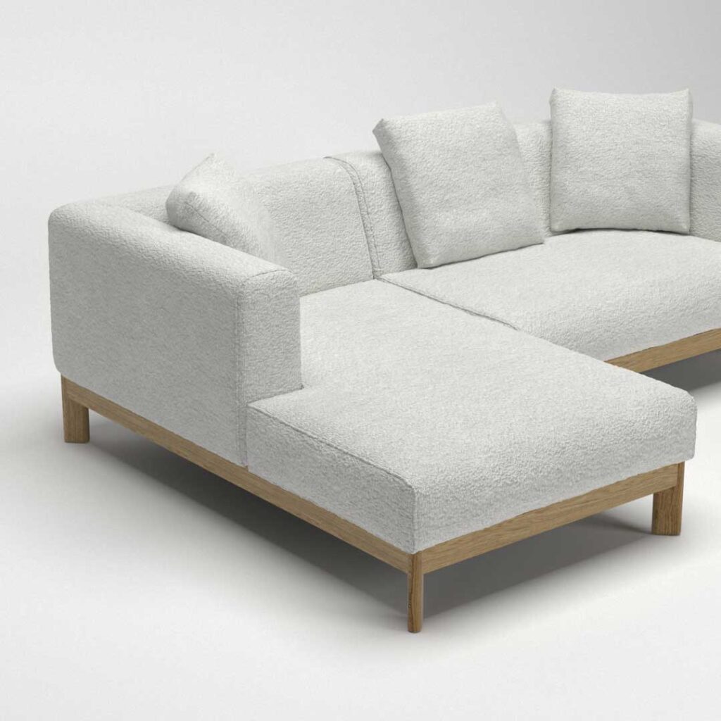 Sofa chase detail shot