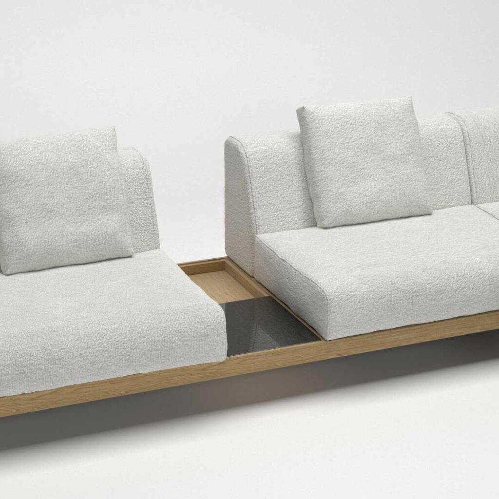Sofa mid table detail